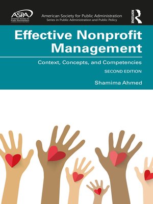 cover image of Effective Nonprofit Management